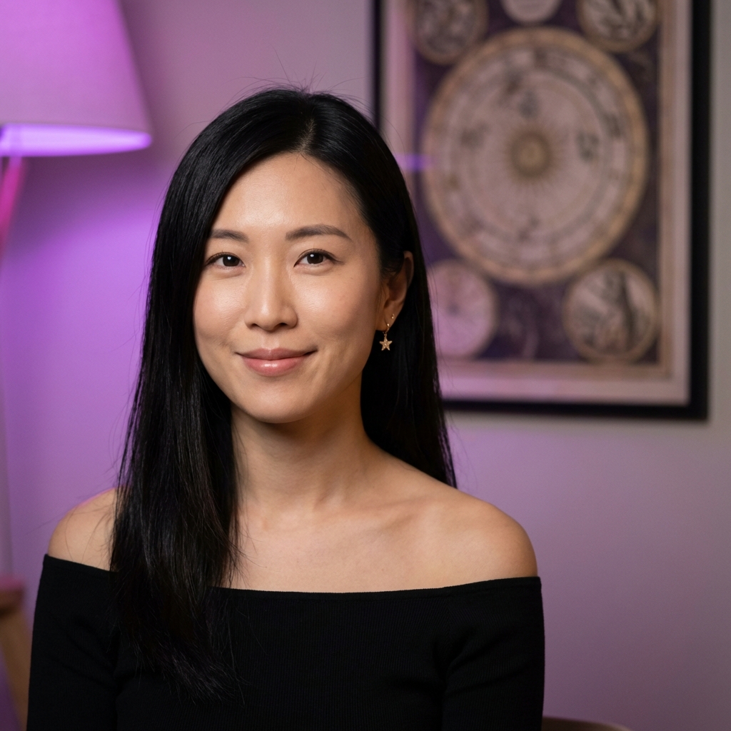 Mei-Lin Chen — synastry specialist focusing on natal charts and planetary mapping